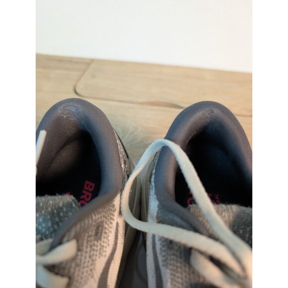 Brooks Ghost 16 Women's Running Shoes 8 1204071B006 Sneaker Gray Pink Athletic - Picture 10 of 11